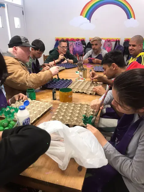 Trabajo de sala en IMSISA